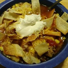 A picture of Taco Soup.