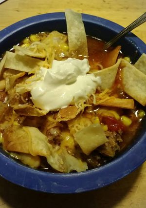 A picture of Taco Soup.