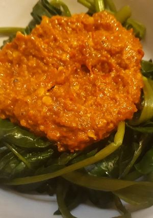 Foto resep Kangkung sambal asem