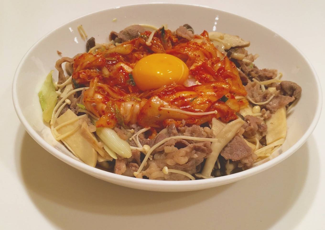 Japanese Style! Kimchi Gyudon!!