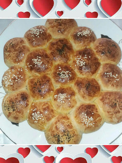 عکسی از دستور نان لانه زنبوری