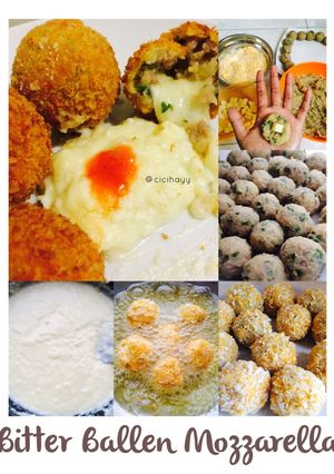 Foto resep Bitter Ballen Mozarella dan Saus Keju