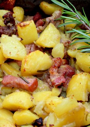 Tepsis hús recept fotója