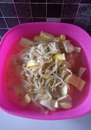 Foto resep Sayur toge tahu sederhana