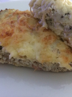 Una foto de Pastel de berenjena y bacon