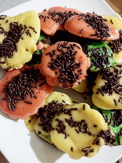 Foto resep Kue Cubit Pelangi Setengah Matang/Melted