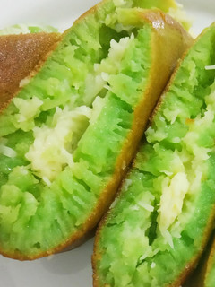 Foto resep Martabak Manis Teflon (Pandan Keju)
