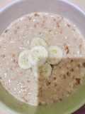 Oatmeal kacang hijau
