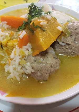 Una foto de Cazuela de albóndigas