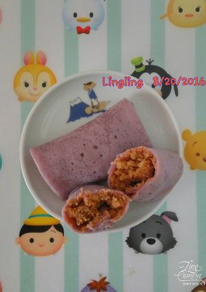 Foto resep Dadar Gulung Ubi Ungu