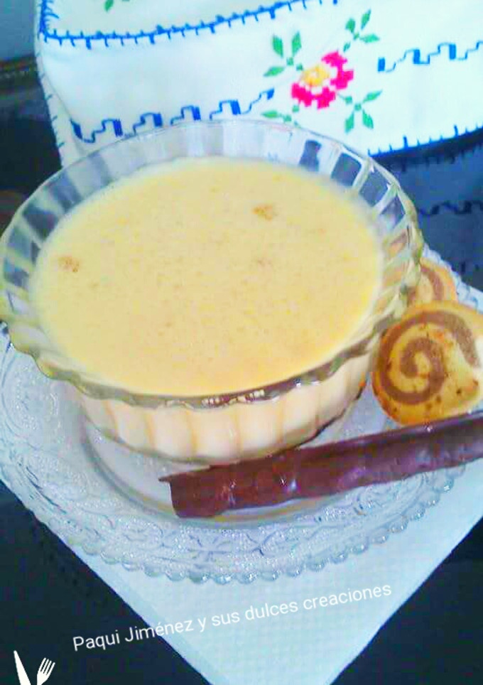 Una foto de Natillas de galleta