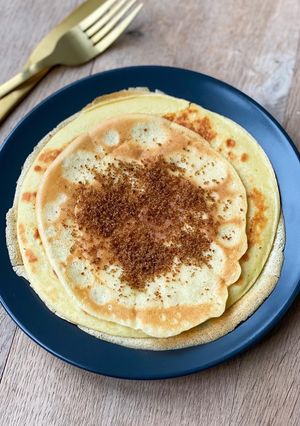 A picture of Delicious Veggie Crêpes.