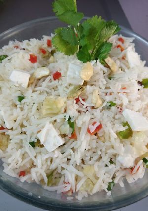 A picture of Vegetable Fried rice.