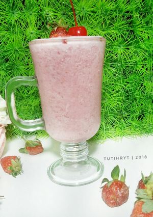 Foto resep 7. Strawberry banana smoothie