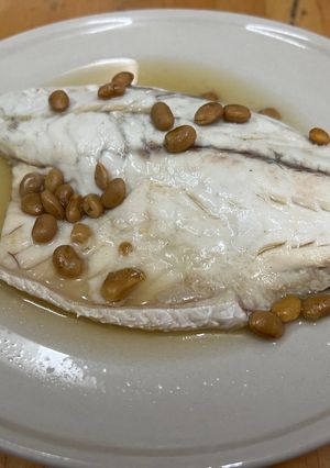 清蒸白豆豉金目鱸 的食譜成品照片