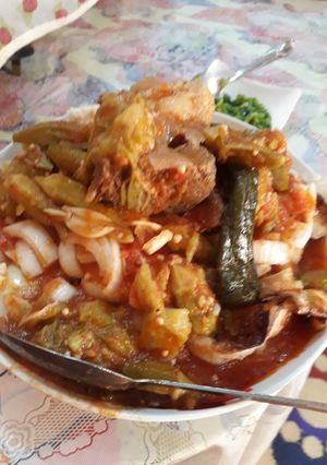 صورة لوصفة تشريب بامية