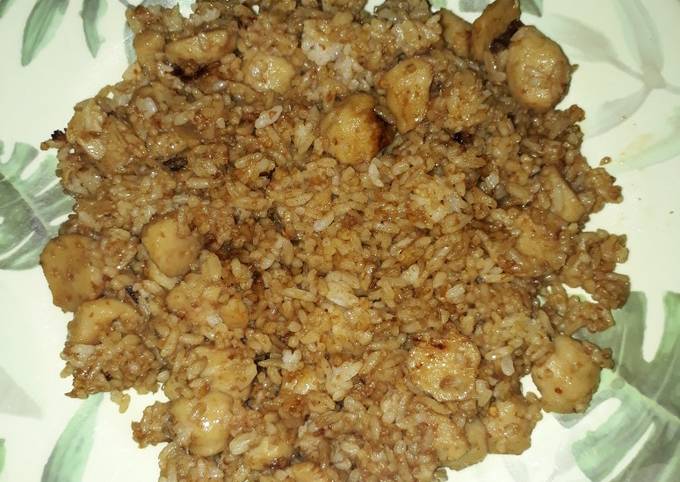 Nasi Goreng Bakso (ala anak kos)