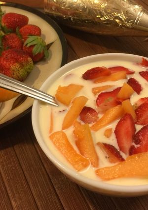 A picture of Baked Yogurt.