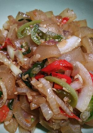 Foto resep Tumis kikil pedas