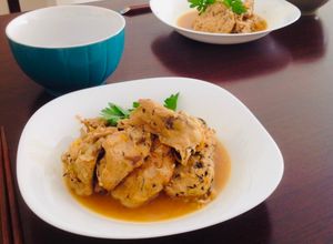 Una foto de Hervir a fuego lento con GANMODOKI🇺🇾🇯🇵がんもどきの含め煮