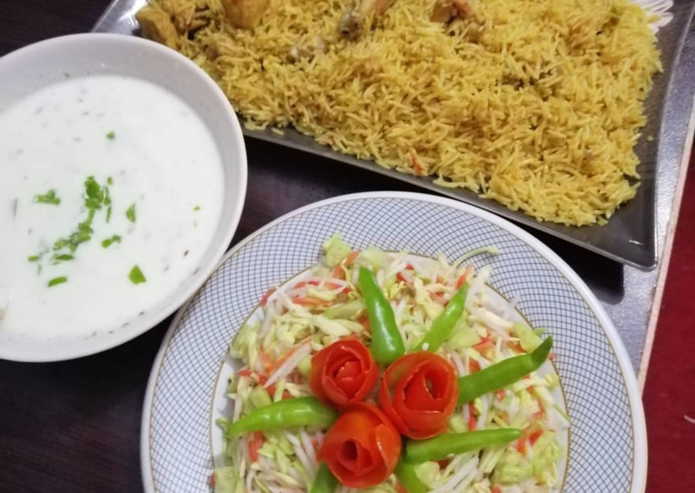 Chicken yakhni pulao
