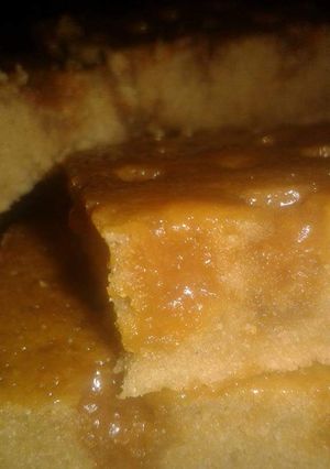 صورة لوصفة كيكة النسكافيه بصوص التوفي