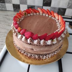 Delicious chocolate cake A picture of Delicious chocolate cake.