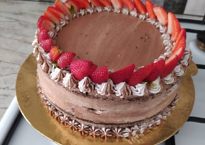 Delicious chocolate cake