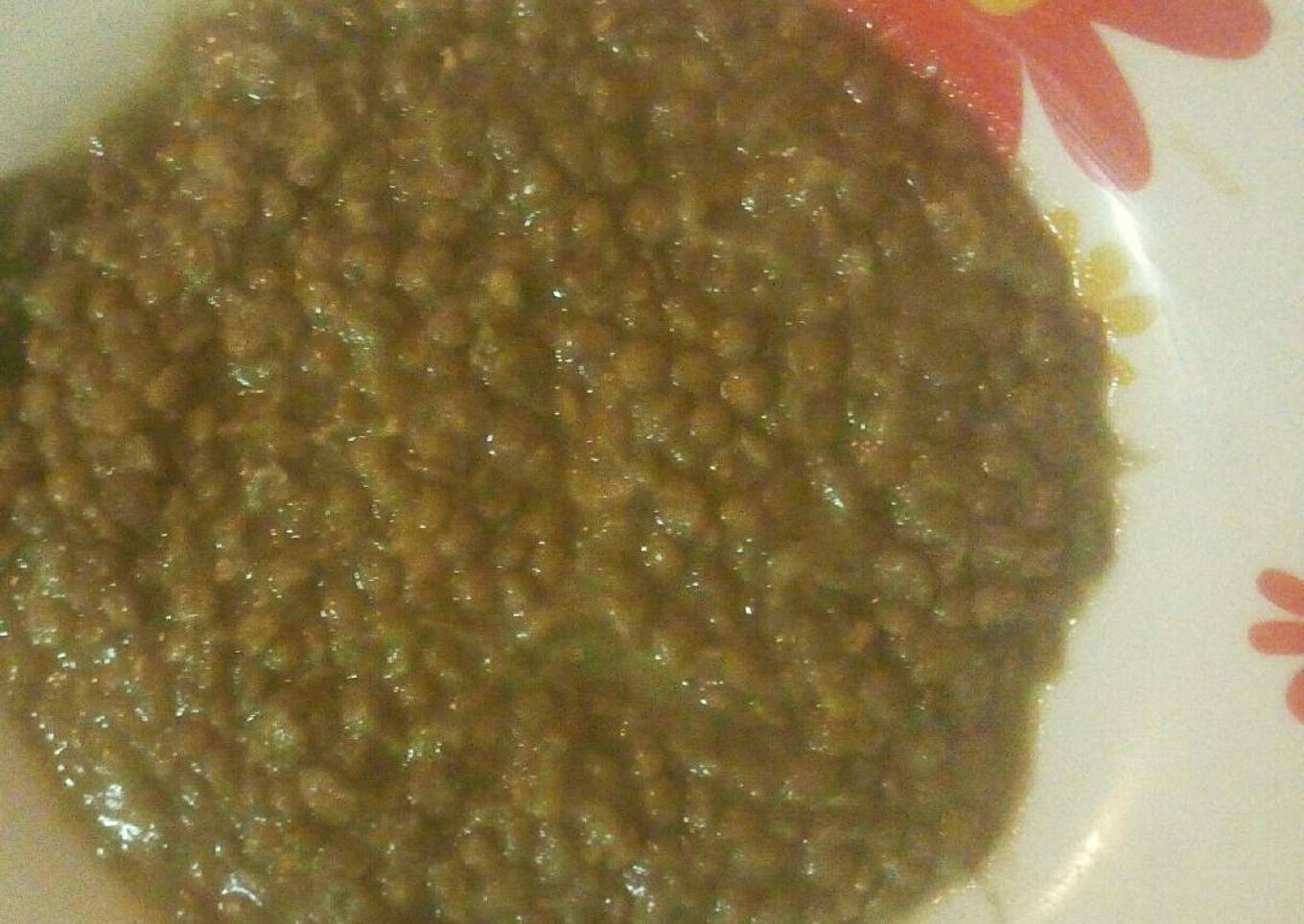 Lentejas vegetales (perfectas para niños)