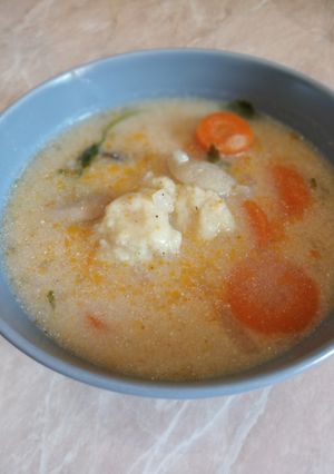Tejfölös gomba leves recept fotója