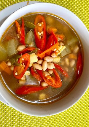 Foto resep Kua asam sayur kacang