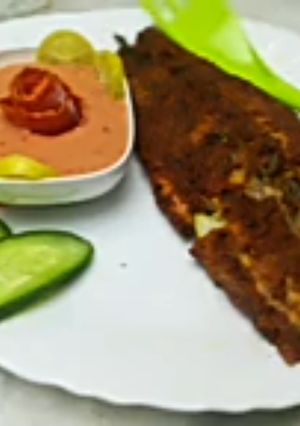 A picture of BBQ Grilled Fish (Low Calories).