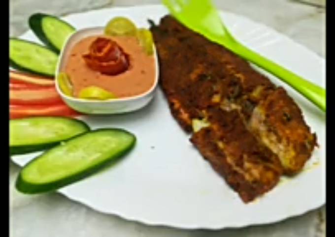 BBQ Grilled Fish (Low Calories)