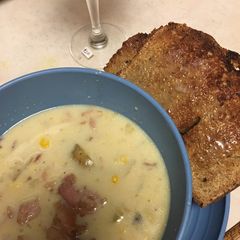 A picture of Corn chowder for instant pot.