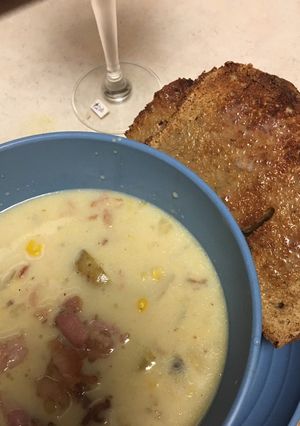 A picture of Corn chowder for instant pot.