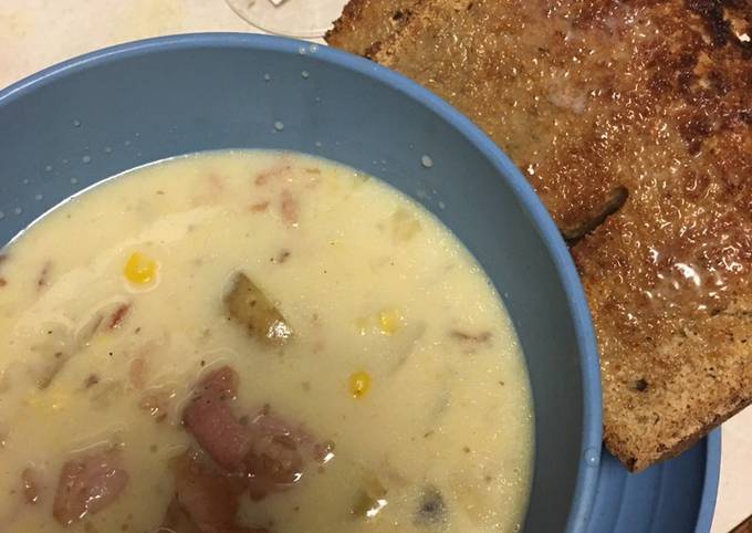 Step-by-Step Guide to Prepare Speedy Corn chowder for instant pot