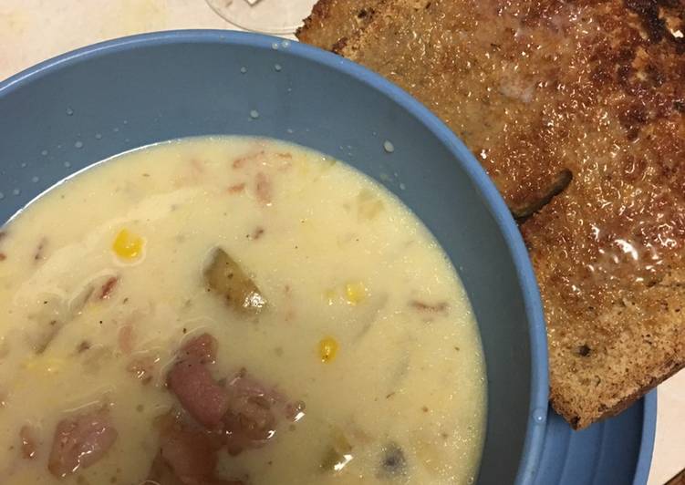 Simple Way to Make Ultimate Corn chowder for instant pot