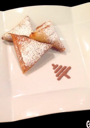 Une photo de Samossa au chocolat