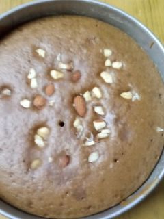 பாதாம் கொக்கோ பட்டர் கேக் (Badam cocco butter cake recipe in tamil) செய்முறை முக்கிய புகைப்படம்