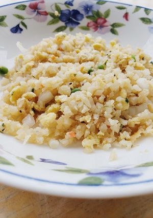 A picture of Cauliflower Fried Rice.