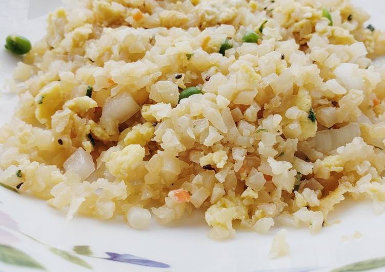 Steps to Cook Tasty Cauliflower Fried Rice