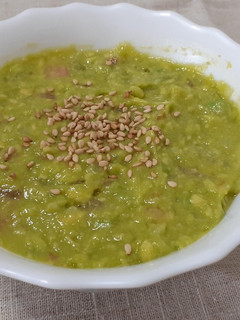 Una foto de Guacamole casero