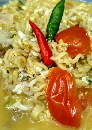 Foto resep Oseng intel indomie telor