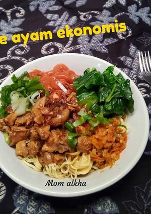 Foto resep Mie ayam ekonomis