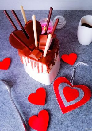 Foto di Mini drip cake cuore
