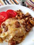 Milanesas de peceto a la parmentier