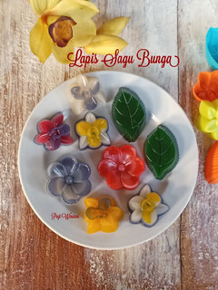 Foto resep Lapis sagu bunga
