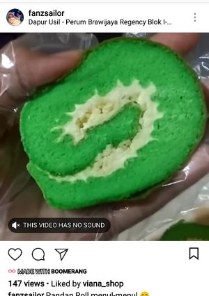 Foto resep Pandan Rollcake Keto
