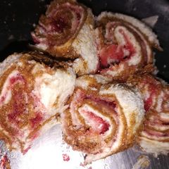 A picture of Jam and Choco Sandwich.
