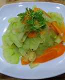 Susu cà rốt xào tỏi